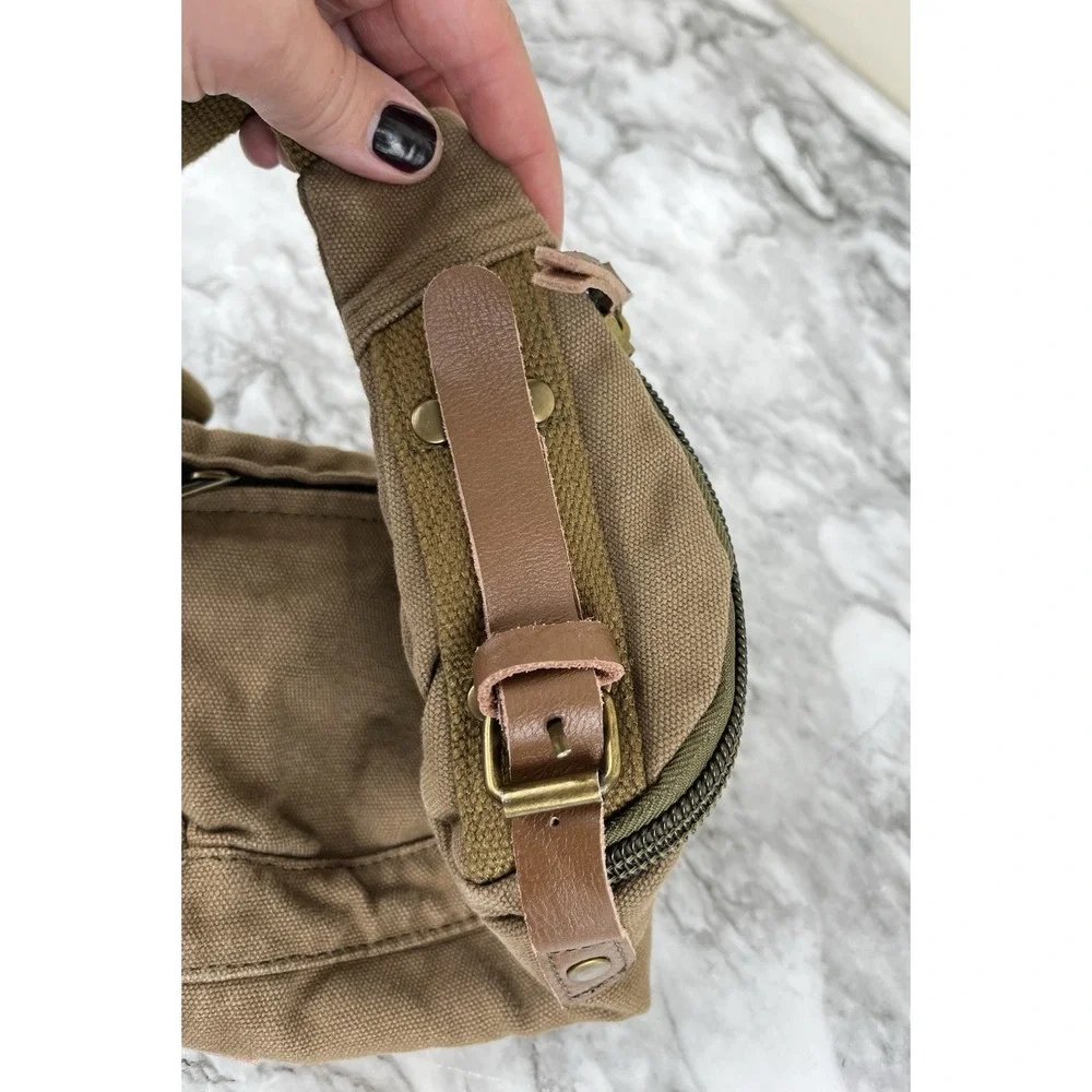 Vagabond Traveler Canvas Waist Bag Boho Festival Outdoor Active